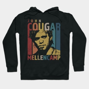 Retro Men John Cougar Gift For Fans Hoodie